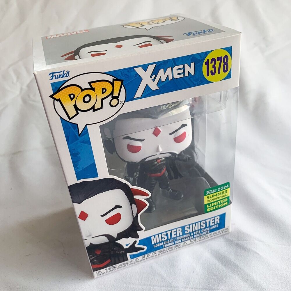 Funko Pop Marvel X-Men Mister Sinister #1378 SDCC 2024 Official Sticker IN HAND